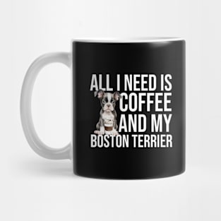 Boston Terrier And Coffee Mug